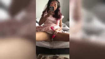 Missasmaradana maid saddled dildo