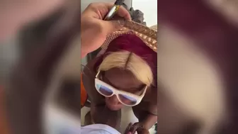 Cherokee D Ass pretty woman undressed in front of the camera and masturbates in the chair