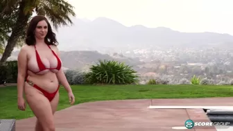 milly marks appetizing mare jerking her pussy with a phallus