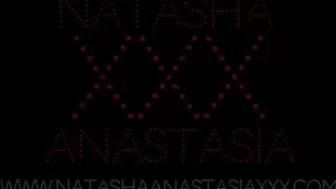 Natasha Anastasia  pretty bitch strips down to her panties