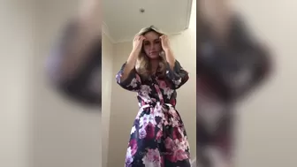 Natasha Anastasia  naughty lady fingering pussy in nature