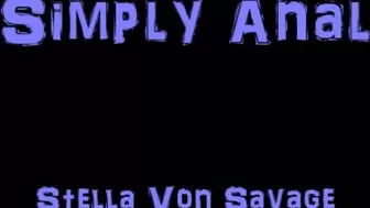 Stella_Von_Savage Attractive chick fucks juicy slits