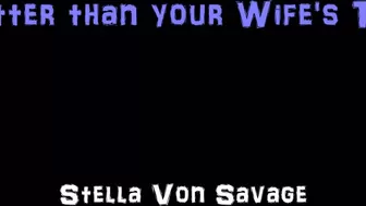 Stella_Von_Savage busty blonde masturbating shaved vagina