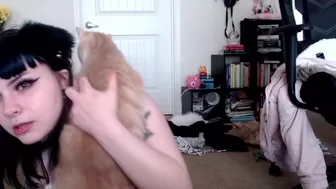 underworldskitty domestic doll will set you free with light striptease