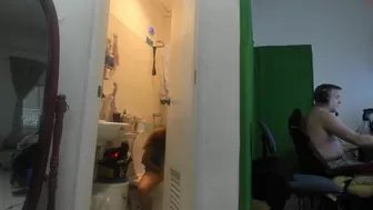 sexy_gaming_couple solid brunette masturbates shaved holes