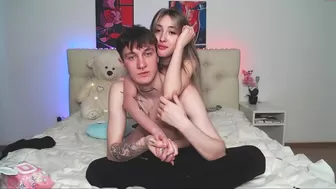 shinyways the charming female masturbates both holes