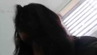 scorching_rocks bitch jerks off in the office