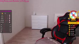 kerelai the naughty dolly jerks off her pussy with a phallus
