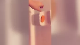 elenakoshkaxoxo busty young lady caresses shaved cunt