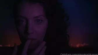 elenakoshkaxoxo blonde plays with sex toy