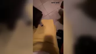 Pee Desperation, Peeing White Panty Yellow Skirt and Floor_SpicyIren_1080p
