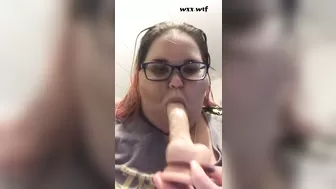 1 Min POV BJ and Gag_Naughty kitten_1080p