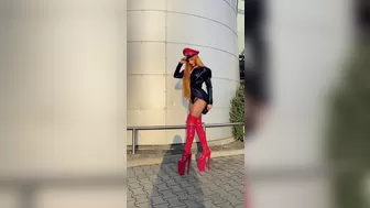 slavenagoddess sucks rubber penis