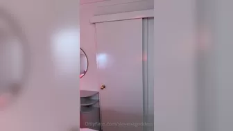 slavenagoddess curve with a hanging chest caresses the vagina