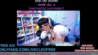 livecleo Incendiary lady relishly masturbates both holes