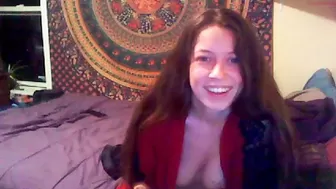 hippiesexual charming courtesan jerks pussy with dildos