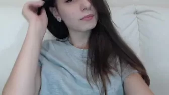 ghostyboo gorgeous chick fucks cunt with phallus