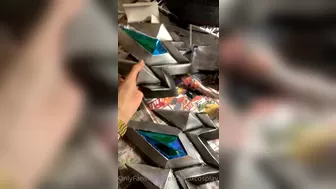 feliciavoxcosplay busty slut caresses both slits