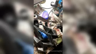 feliciavoxcosplay blonde fucks both holes