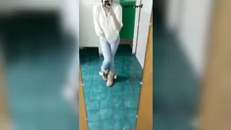 Showing off in a Public Bathroom before Pissing. almost got Walked in On._Dash McKinzie_1080p