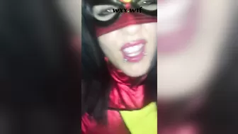 Spider-Man Cums to Jerking Spider-Woman’s Strapon Featuring CinnamonAnarchy_Cinnamon Anarchy_720p