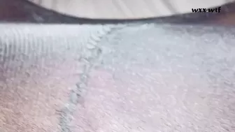 Squirting through Pantyhose Huge Clit_Lexxi Blakk_720p