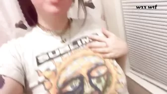 Strip and Piss 12 -goth Girl Strips and Pees_babygirl_goth_720p