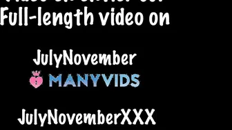 Strip-tease, Dildo Riding, Pillow Humping, Loud Moaning, Close-ups TEASER_JulyNovemberXXX_1080p