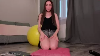 petite_ana Little skinny sex slut girl sticks her fingers i
