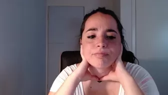 melaniebiche sexy lady caresses pussy