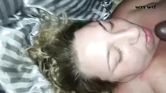 White MILF gets Creamy Cum Facial after Milking and Sucking BBC_Freaky Deck_720p