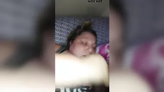 BBW MILF Milking BBC Cum Load into her Mouth and Cum Swallows Part.2_Freaky Deck_1080p