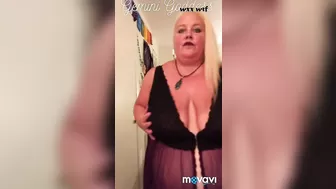 BBW MILF Sexy Purple Lingerie_Gemini Goddess_1080p