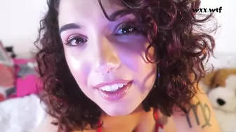 BIG BLOATED BELLY FILLED WITH 2 LITERS OF MILK_MariaAlive_720p