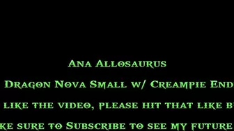 Bad Dragon Dildo Masturbation with Creampie ending_AnaAllosaurus_720p