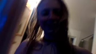 scartit dildo fucks herself and teases the clit with a vibrator