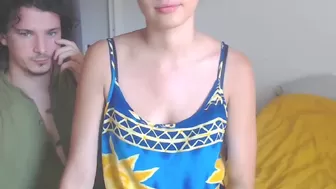 hankthem licks balls after sex