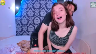 phill_n_sara close-up of creampie with sex toy
