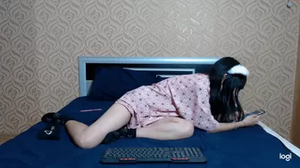 kumiko_tenshi young slut gets naked before boobs