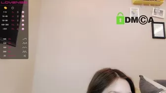 aiyami curly pussy shows her shaved cunt
