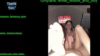 white_widow_ blowbang view with a wanting whore