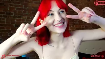 miki_woo stuck in the ass sex toy